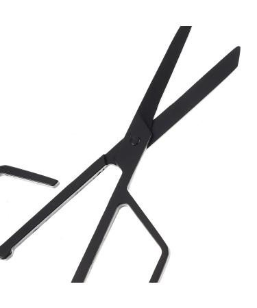 FRCOLOR Stainless Steel Hair Scissors - Professional Nose Hair & Beard Trimming Tools (2pcs) | Multi-Function Small Scissors for Precision Grooming - Buy Online on GoSupps.com