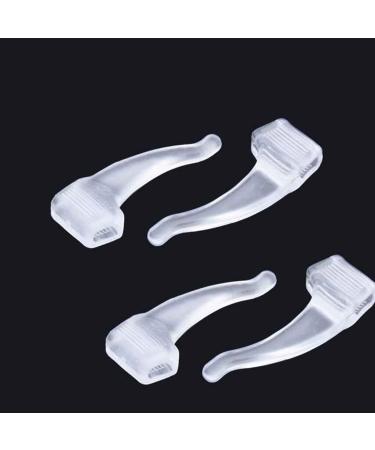 Buy 2x Silicone Ear Hooks for Glasses - Non-Slip Accessories for Safe Wear | Clear PVC - Buy Online on GoSupps.com