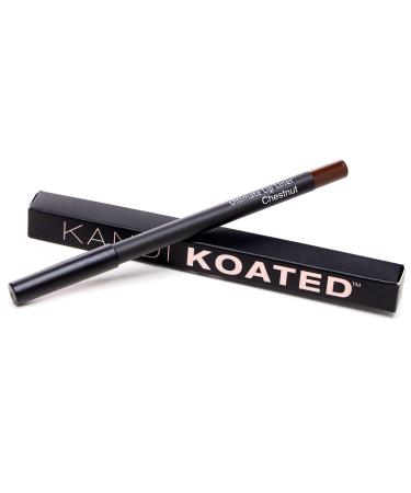 Kandi Koated Edge Lip Liner Pencil Chestnut | Paraben-Free & Cruelty-Free | Vitamin E & C | Rich Dark Brown for Flawless Beauty & Makeup - Buy Online on GoSupps.com