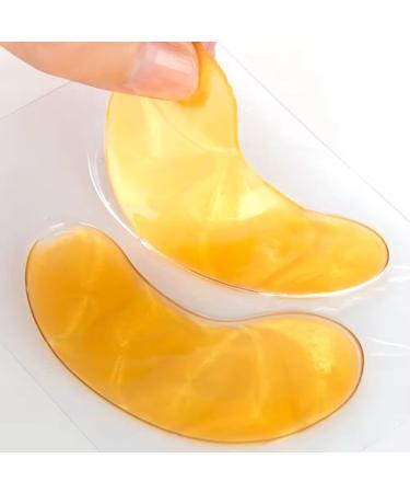 Gold Gel Crystal Collagen Eye Mask - Anti-Wrinkle Treatment to Reduce Dark Circles & Fine Lines | Set of 10 Masks - Restore & Rejuvenate Your Eyes - Buy Online on GoSupps.com