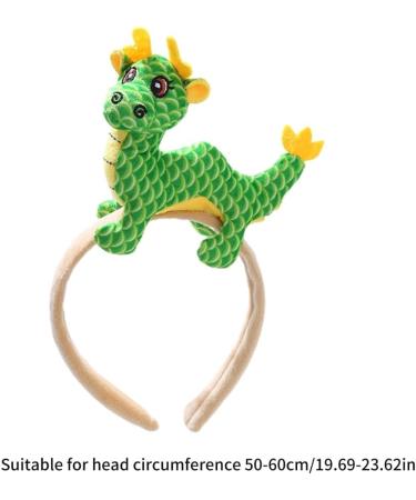 TQUXNGA Cartoon Stuffed Dragon Shape Hairband Photography Hair Holder New Year Party Headband for Girls Women Multiple Color Gold - Buy Online on GoSupps.com