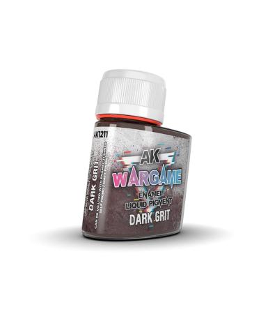 AK Interactive - Dark Grit Enamel Liquid Pigment 35ml - AK1211