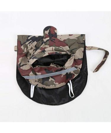 Cokobin Reflective Waterproof Dog Jacket for Medium & Large Dogs - Ultra-Light Breathable Hooded Rain Cover (Brown XL) - Buy Online on GoSupps.com