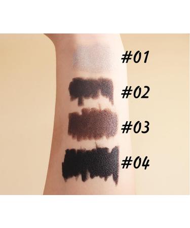 Ayky Long Wear Gel Eyeliner Rationalu Gel Eyeliner White Eyeliner For Waterline Black Liquid Eyeliner Natural Black Eyeliner Cream Waterproof (#2) - Buy Online on GoSupps.com