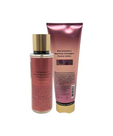 Victoria's Secret Strawberries & Champagne Fragrance Mist 8.4oz and Fragrance Lotion 8oz - Set - Buy Online on GoSupps.com