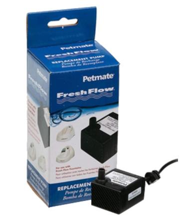 Petmate Fresh Flow Deluxe Replacement Pump 120V - Easy Install - AC Adapter and Cord Included (29027)