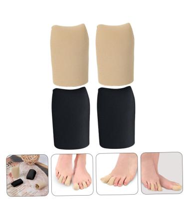 2 Pairs Gel Toe Sleeves & Protectors - Soft Cushions for Pinky Toes Corn Relief & Toe Spacers | International Shipping Available - Buy Online on GoSupps.com