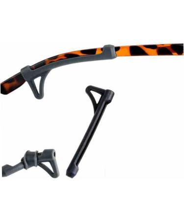 Housoutil Retainer 2 Sets Non-Slip Silicone Sleeves & Glasses Holders | Anti-Drop Accessories for Glasses | 5 Pairs Black 6x1.8cm - Buy Online on GoSupps.com