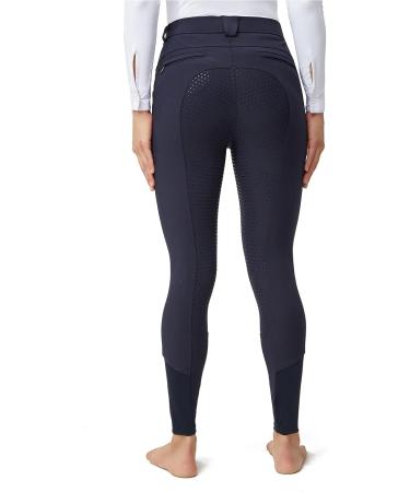 TrustRider-Women's Full Seat Silicone Grip Breeches Horse Riding Pants Navy 22 - Buy Online on GoSupps.com