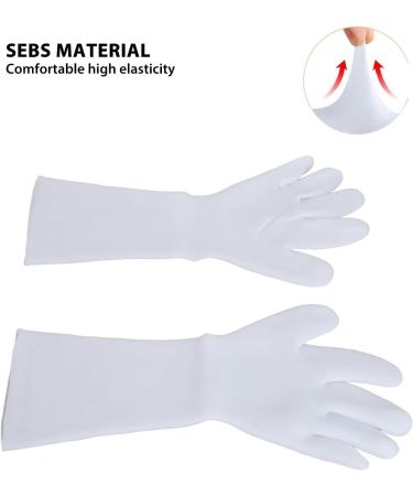 Moisturizing Gloves with Gel Lining Long Waterproof Gloves for Dry Hands - Repair and Hydrate to Protect from Cold Weather Frequent Hand Washing and Dry Conditions - Buy Online on GoSupps.com