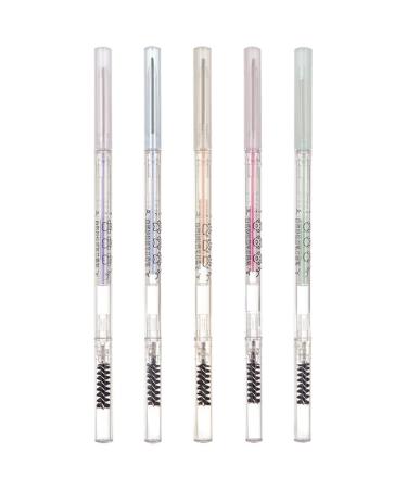 FOMIYES 5pcs Eyebrow Pencil Mint Brow Pencils with Brush Makeup Tools Eyebrow Powder Miss Double Head