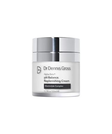 Dr Dennis Gross Alpha Beta pH Balance Replenishing Cream Lightweight Gel-Cream with Electrolytes Phytic Acid & AHAs - Hydrates Soothes & Balances Skin 1.7 fl oz