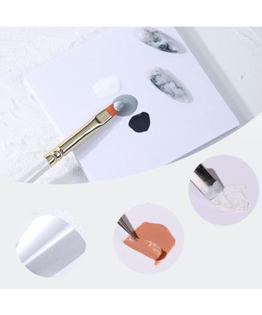 100 Pcs Nail Art Polish Palette - Disposable Waterproof Mixing Papers for Gel & Resin - Perfect for Home Salon & Professional Nail Supplies - Buy Online on GoSupps.com