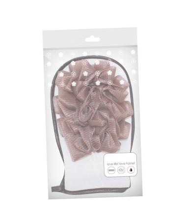 NOLITOY 2 1 Bath Scrub Towel Mitt Exfoliating Gloves Shower Scrubbing Gloves Bath Mittens Spa Gloves Heart Shaped Cake Pans Dry Makeup Brush Cleaner Exfoliator Mitt Lovers Body Bath Towel Medium As Shown