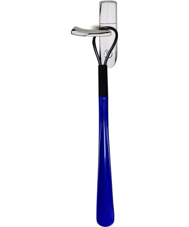 Ginkgo Long Handled Shoe Horn in Blue | Easy Shoe Horn for Comfort and Convenience - Buy Online on GoSupps.com