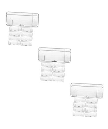 FRCOLOR 30 STK razor storage box outdoor rasier case Razor Razor Fall case case case for manual razor razor containers manual shaving protection portable travel plastic