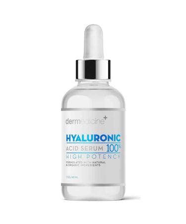 100% Pure Hyaluronic Acid Serum Anti Aging Serum Moisture and Hydration for Your Face 2oz 2 Ounce