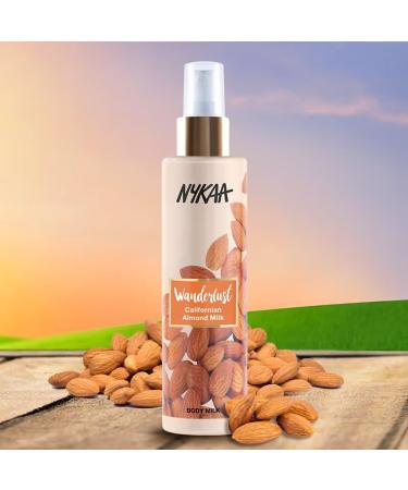 Nykaa Naturals Wanderlust Body Milk - Californian Almond Milk for Women - Hydrating 6.76 oz Body Lotion - Buy Online on GoSupps.com