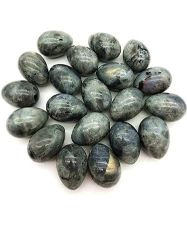 1PC Natural Labradorite Egg Crystal Crystals Gemstone Specimen Home Decor Gifts Natural Stones and Minerals - Buy Online on GoSupps.com