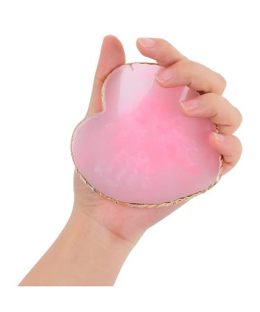 Molain Nail Art Palette - Golden Edge Resin Holder - Heart Shape Cosmetic Mixing Tools - Buy Online on GoSupps.com