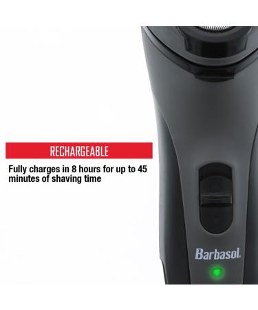 Buy Xtreme Digital Barbasol Rechargeable Electric Rotary Shaver - Stainless Steel Blades & Pop Up Trimmer for Ultimate Grooming | International Shipping Available - Buy Online on GoSupps.com