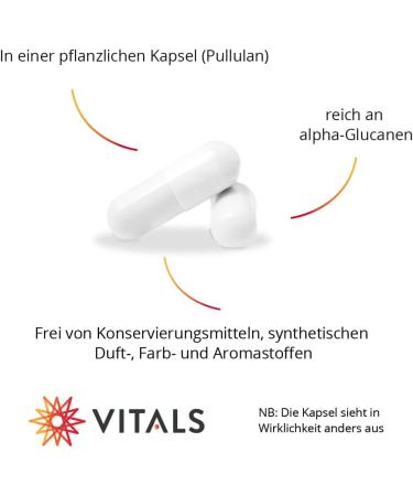 Buy Vitals AHCC 500 mg - 60 Vegan Capsules | Premium Alpha-Glucans | Original Product from Discoverers - International Shipping Available - Buy Online on GoSupps.com