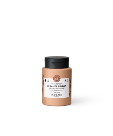 Maria Nila Color Refresh Caramel Brown 100 ml warm coppercolored caramel brown hair mask semipermanent pigments 100 vegan and sulfateparaben free