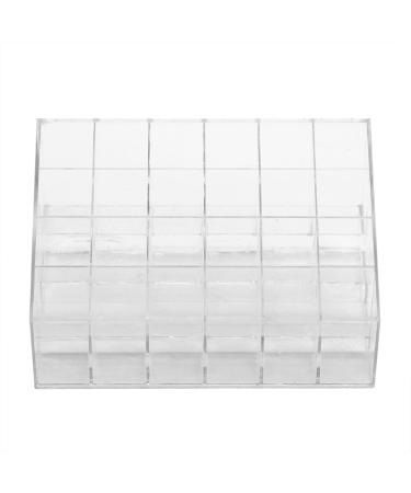 Bamjour Nail Polish Holder 24 Grids for Nail Polish Storage Cosmetic Storage Organizer Organizer for Displaying Lipstick or...