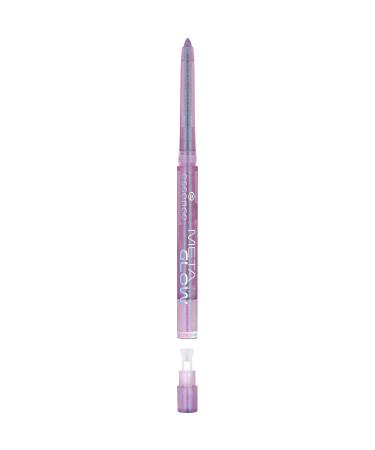 Essence Meta Glow Duo-Chrome Eye Pencil No. 02 blue long-lasting highly pigmented wiped color-intensive vegan waterproof without microplasty nanoparticles free 1 Pack (0.22g) 0.22 g (1 Pack) 02 Chrome finity