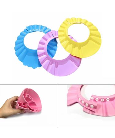 Ki-Wedy Adjustable Silicone Shower Hood for Kids | Baby Shampoo Cap & Hair Wash Protection | Safe Eye & Ear Shield for Children - Buy Online on GoSupps.com