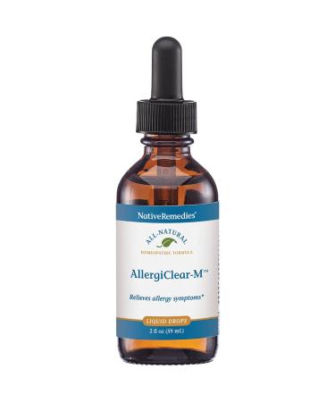 Native Remedies AllergiClear-M - Natural Homeopathic Formula Temporarily Relieves Allergy Symptoms Including Sneezing Coughing Red Water Eyes - 59 mL - Buy Online on GoSupps.com