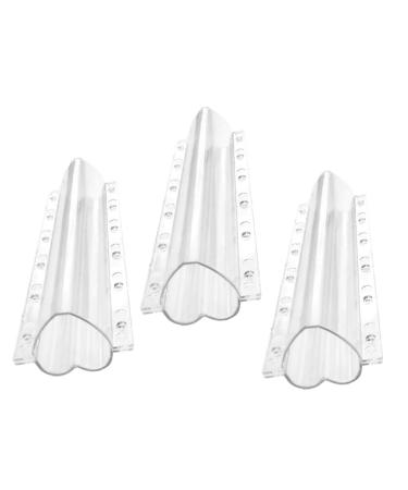 SUPVOX 3pcs Vegetable Shaping Cucumbers Strawberry Accessories Molds for Garden Shaper Fruit Transparent 20x6.5cm