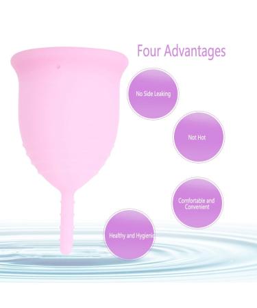 3 Colors Menstrual Cup - Foldable Reusable Medical Silicone for Women's Hygiene & Comfort - Buy Online on GoSupps.com