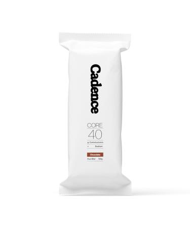 Cadence Chocolate Energy Bar - Case (50g x 12) | 40g Carb Blend with Organic Dates & Honey | Electrolytes for Hydration & Recovery | Natural Ingredients | Vegan-Friendly Fuel for Endurance Sports