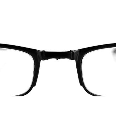 Portable Unisex Reading Glasses - Foldable Ultra-Thin Black Presbyopia Glasses | Stylish Anti Blue Ray Computer Readers (2.5) - Buy Online on GoSupps.com