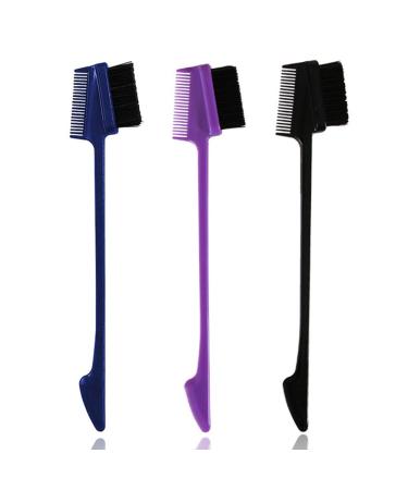 6pcs Portable Beauty Tools Set for Women | Stylish Comb Brow Brush Mascara Comb - Black Hairbrush Collection - Buy Online on GoSupps.com