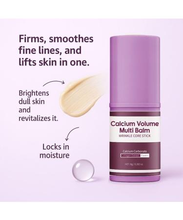 2PCS Calcium Volume Multi Balm Multi-Action Moisturizer Stick Stick Gentle Formula Improves Fine Lines Dark Circles Moisturizing Firming Eye Area Skincare - Buy Online on GoSupps.com