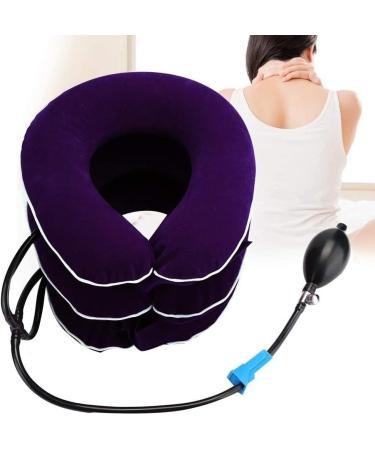 Nakeheah Inflatable Neck Tension Device - Adjustable Cervical Massage for Pain Relief | Foldable & Portable - Ideal for Neck Shoulder & Back Relief - Buy Online on GoSupps.com