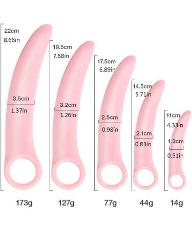 Lyniya 5-Pack Silicone Pelvic Floor Muscle Dilator Trainer Set for Women - Large Set - Buy Online on GoSupps.com