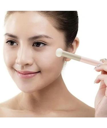 TEONEI Foundation Sponge Powder Brush Set - 3Pcs Makeup Puff & Concealer Brush Applicator for Flawless Finish | International Shipping Available - Buy Online on GoSupps.com