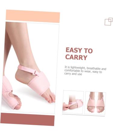 FRCOLOR Bunion Night Toe Separator & Straightener Set - 4 Pairs | Hammertoe Splint & Big Toe Pads | Portable Toe Divider | Pink - 38.5x34.5cm x4pcs - Buy Online on GoSupps.com