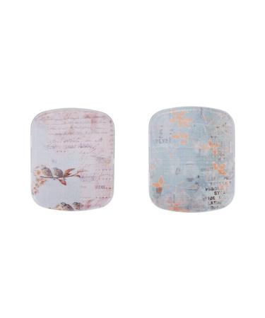UTALIND 2 Pieces Pen Nib Boxes  Calligraphy Nib Organizers  Metal Storage Boxes(Blue&Pink)