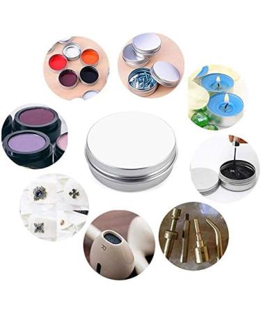Cratone Jacks 30ml Aluminum Crucible - 12 Pack Screw Cap Containers for Lip Balm Lotion Cream Mini Candles & Nail Art | International Shipping Available - Buy Online on GoSupps.com