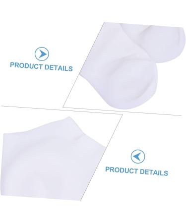 FRCOLOR 1 Pair Protective Socks Moisture Socks for Dry Feet Foot Care Socks Blue Glass Bottle Feet Repair Socks Beauty Socks Gel Spa Socks Cracked White Sebs Pedicure Foot Socks Women's - Buy Online on GoSupps.com