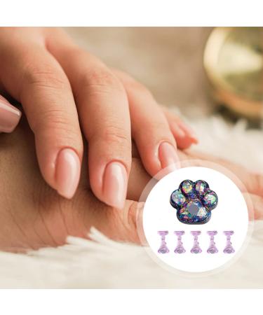 Minkissy Nail Tools - Fluorescent Blue Nail Display Stand & Tip Holder for Nail Art Practice - Buy Online on GoSupps.com