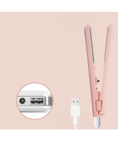 2 in 1 Ceramic Hair Straightener & Flat Iron - 3D Floating Plate Smart Keep Warm Function - Easy to Use - Pink - Buy Online on GoSupps.com