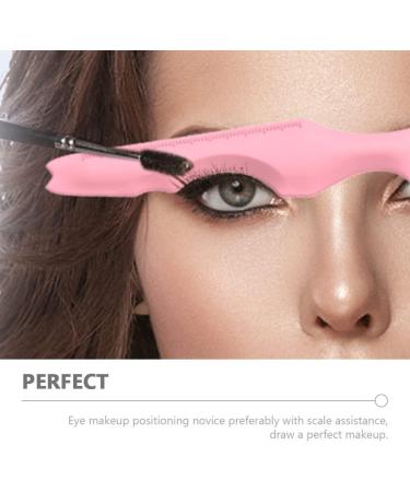Eyeliner Guide Stencils 2pcs Eyeliner Stencils Wing Tip Quick Eye Makeup Tool Marscara Drawing Aid Multifunctional Silicone Lipstick Wearing Aid Pink Eyeliner Stencils Wing Tips Pink-1 - Buy Online on GoSupps.com