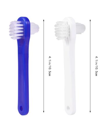 Lurrose 12 PCS Double-Sided Toothbrush Set for Cleaning Artificial Teeth & Dentures - Prothesis Brush for Optimal Oral Care - Buy Online on GoSupps.com