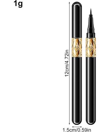 Black Eyeliner - Water Resistant Eyeliner Eye Liner Pencil with Ultra Fine Brush Tip Glides on Smoothly for Precise Definition Quick Drying Formula 1g Buogint - Buy Online on GoSupps.com
