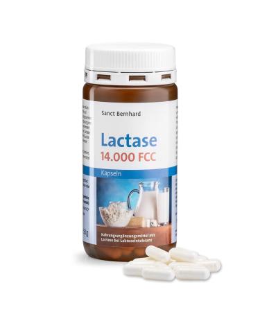 Sanct Bernhard Lactase capsules 14 000 FCC units 150 capsules